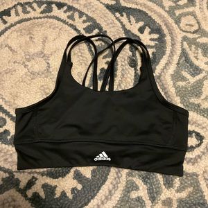 Adidas Black Sports Bra Size Small NWOT